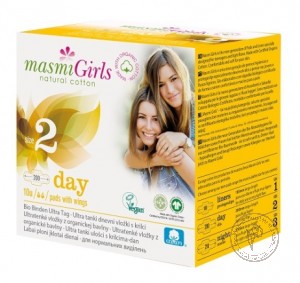 Masmi Ультратонкие дневные прокладки с крылышками Masmi Girls в индивидуальной упаковке, 10 шт.