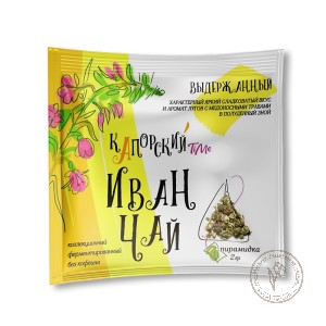 Капорский Иван-чай *Выдержанный* (пирамидка в саше), 2 гр.